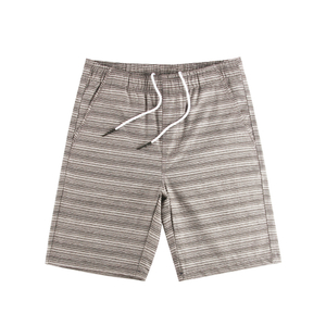 Stockpapa Factory Outlet Clothes Men's 100% Cotton Striped Board Shorts