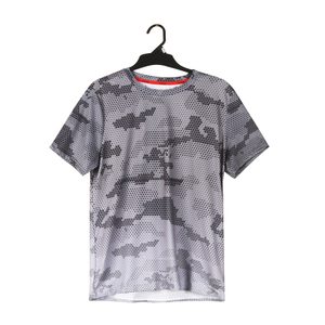 Stockpapa Men's Allover Two-one Camo Print Very Cool High Quitdry Active Tee Apparel Wholesale
